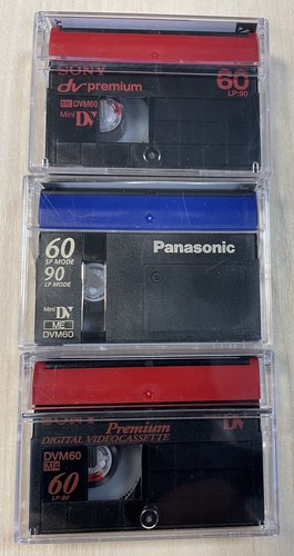 Mini camcorder tapes - dv, 3