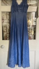 Vintage Gown Nightgown Slip 1950s Helen Stuart London UK 10-14 (36)