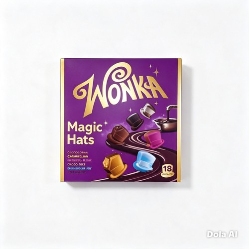 Wonka magic hats - wonka, chocolate