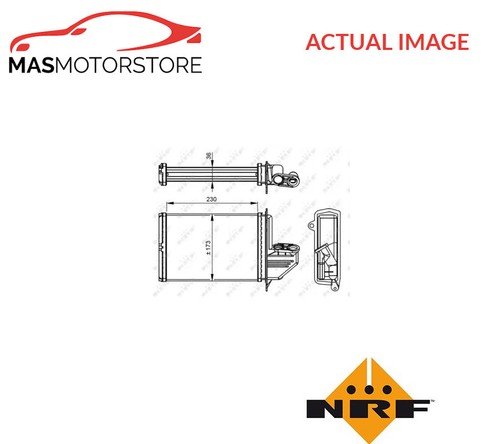 Heater radiator exchanger lhd - exchanger,