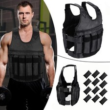 10-20KG Weighted Vest Gym Exercise Fitness Strength Sports Training Weight Loss