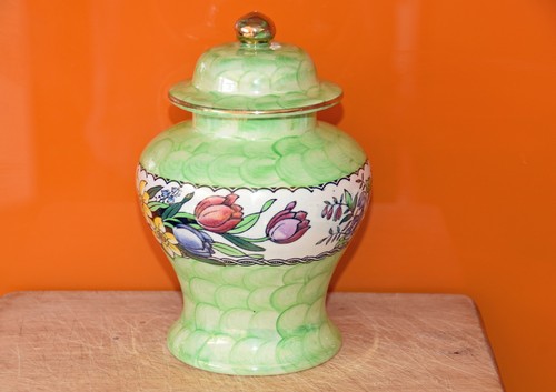 Vintage art deco maling - vintage, lustre
