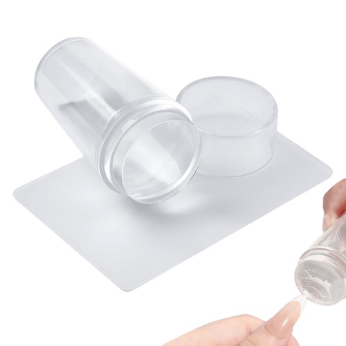 Silicone french clear tip nail - clear,