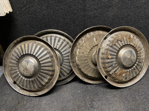Classic car metal wheel trims - car,