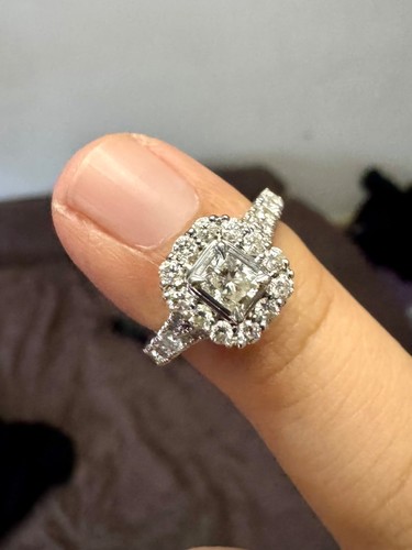 Platinum natural diamond - , 1.5