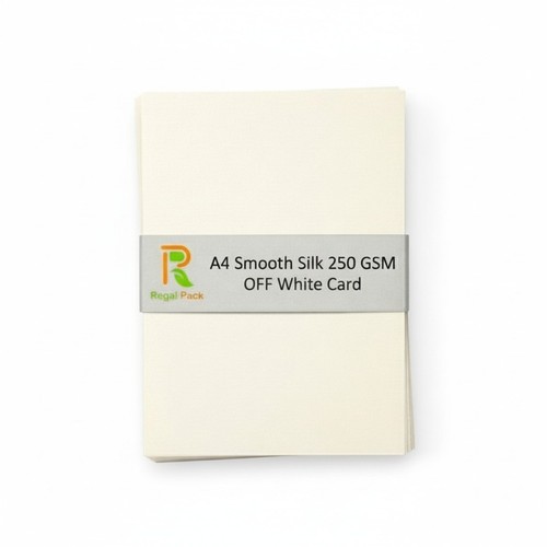Off white silk - white, card