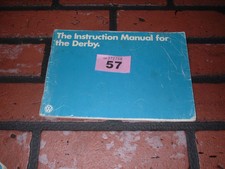 VW DERBY OWNERS MANUAL /