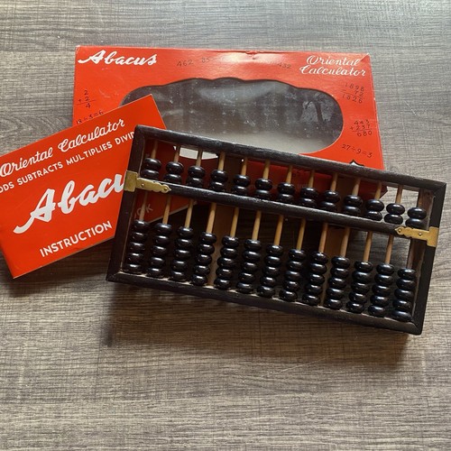 Vintage oriental abacus - vintage,
