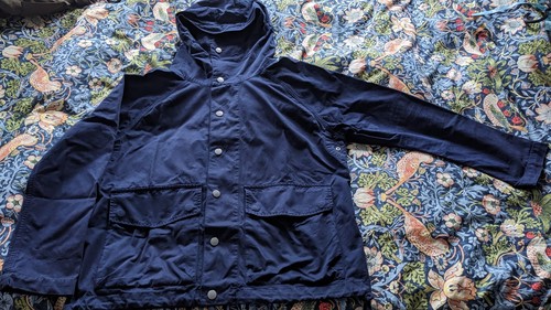 Albam navy cotton jacket men - albam,