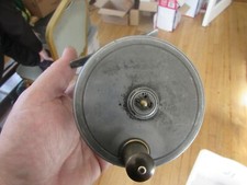V good vintage farlows rare alloy coinbrake style salmon fly fishing reel 4.25"