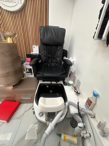 Electric pedicure chair black - pedicure,