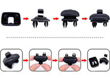 FIT AUDI SUN VISOR CLIP HOOK HOLDER BRACKET HANGER REPLACEMENT x2
