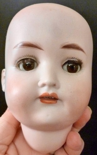 Antique bisque doll - bisque, head