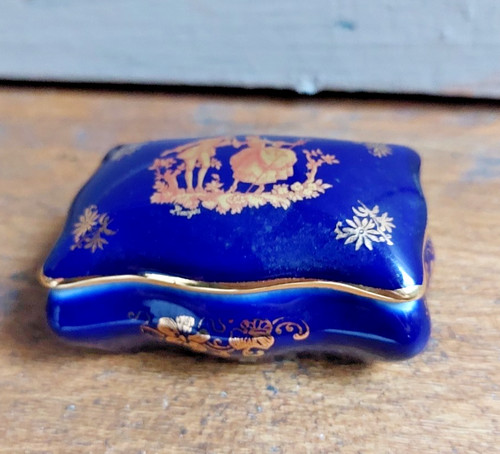 Vintage limoges cobalt blue - cobalt,