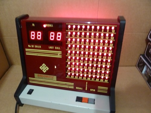 Vintage bingomatic bingo - vintage,