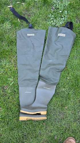 Dunlop ocean thigh waders - waders, size