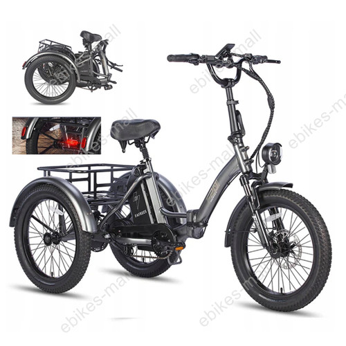 Folding electric trike - electric, 20in