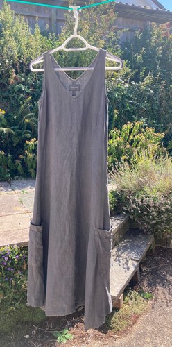 Vintage oska grey - grey, linen