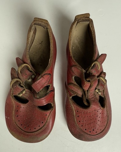 Vintage red leather - ,