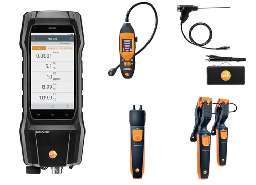 Testo 300 flue gas - flue,
