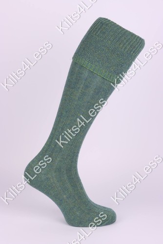 Adult kilt socks - lovat, green