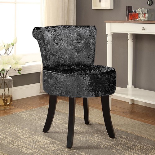 Velvet piano chair vanity - piano,