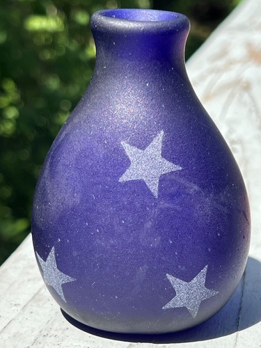 Luna cobalt blue glass bud - cobalt,