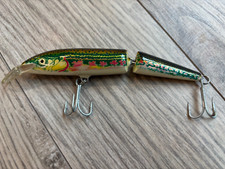 1  New Older Ireland Rapala J-13 MN Minnow Jointed Special Rare Color Walleye