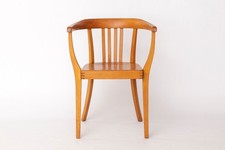Vintage Beech Armchair - 1950s/60s German Chair - Restored Mid Century Design