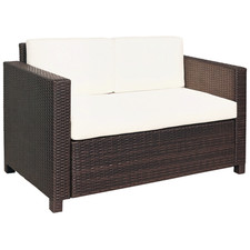 Outsunny Rattan Wicker 2-seat