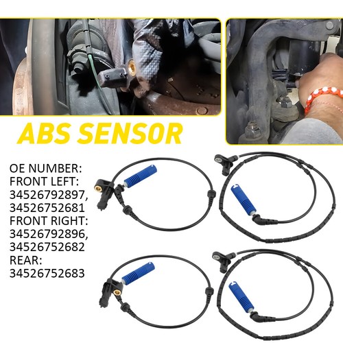 Abs wheel speed sensor - 4x,