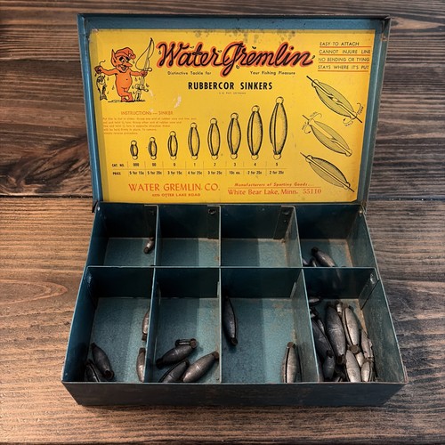 Water gremlin sinkers box - water,