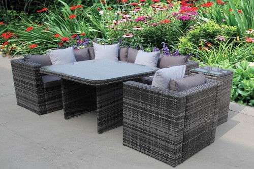 New rattan dining garden - dining,
