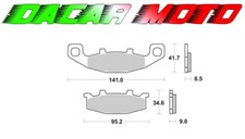 Pair Front Brake Pads KAWASAKI