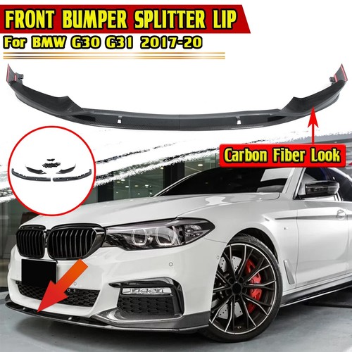 Carbon look front bumper - carbon,