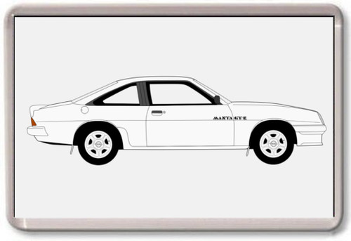 Fridge magnet opel - manta, gte