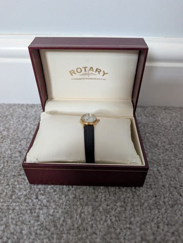 Ladies gold plated rotary - gold,