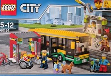 Lego 60154 City Bus Stop Building Set