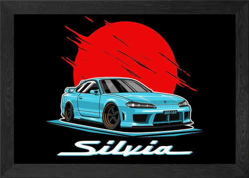 Nissan sylvia s15 200sx framed - nissan,