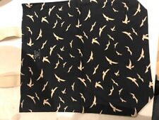 Lovely QUBA SAILS navy with printed bird tote bag new