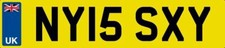 NY NUMBER PLATE NY15 SXY CHERISHED PRIVATE REGISTRATION NY IS SEXY FEES INCLUDED