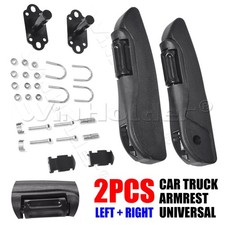 Left Right Universal Truck Seat Armrest Kit Adjustable Arm Rest Car RV Boat Van