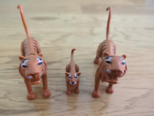 Playmobil tiger family adult - family,