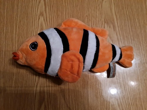 Clown fish plush - plush, 13in