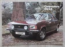 Opel Commodore GS/2.8 Brochure c.1974 - Saloon Coupe