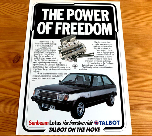 Talbot sunbeam lotus - 2.2,