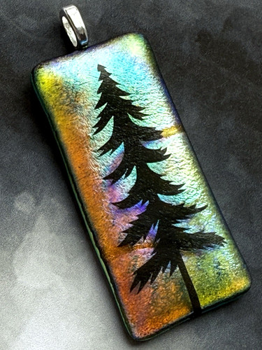Dichroic glass pendant lapland - dichroic,