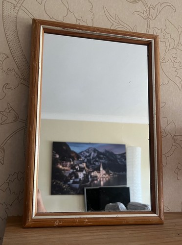 Vintage solid wood framed - solid, wall