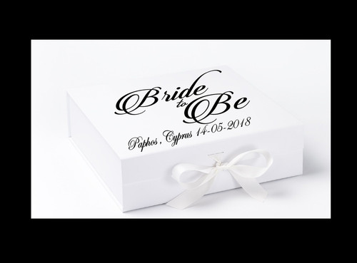 Personalised wedding dress box - wedding,