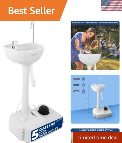 Portable camping sink with 19l - sink,